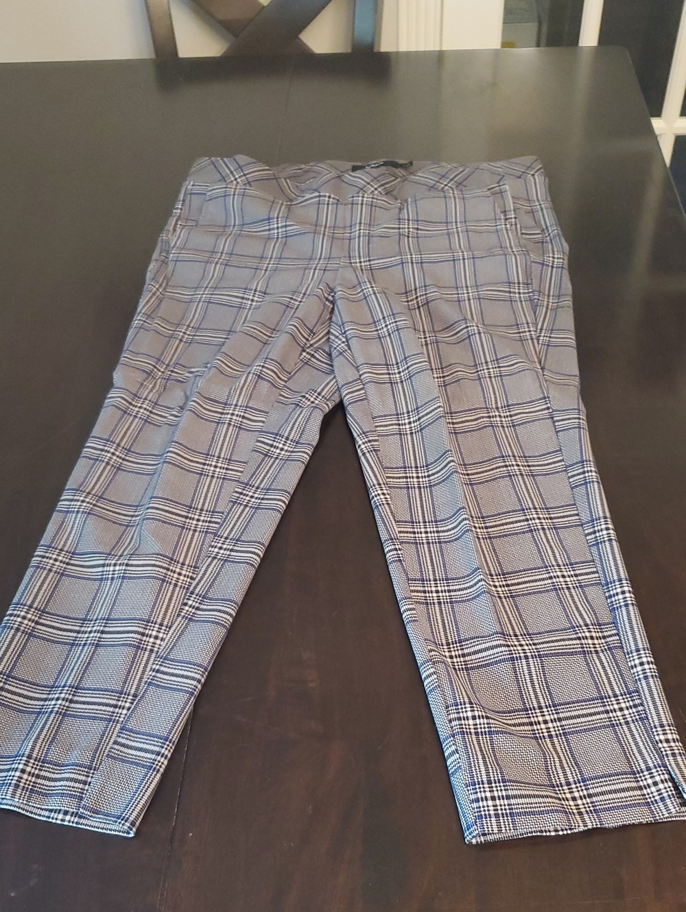 Torrid Plaid Womens Dress Pants - Gray and Black